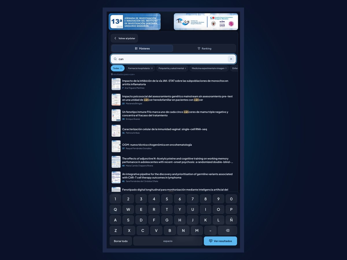 Buscador con teclado en pantalla